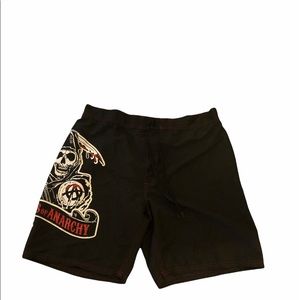 Sons of Anarchy Black Shorts. Size XL